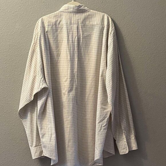 Ralph Lauren Shirt Mans Long Sleeve Casual Button Down  Yellow/brown Size XL - Picture 2 of 8